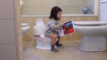 Mini toilettes bien adaptées pour jeunes enfants!