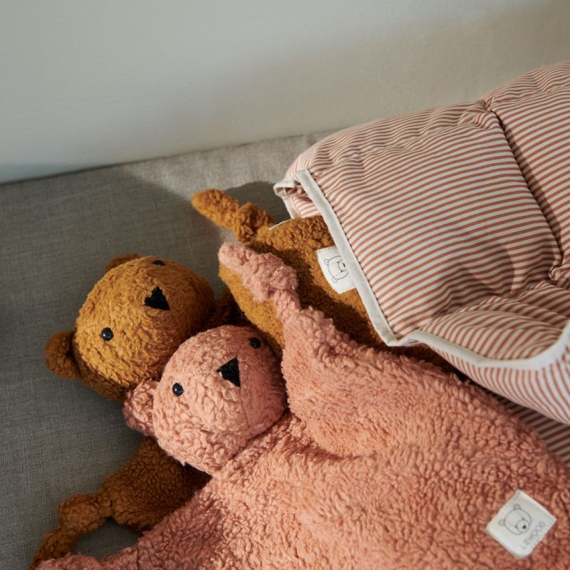 Doudou ours peluche Lotte Tuscany rose