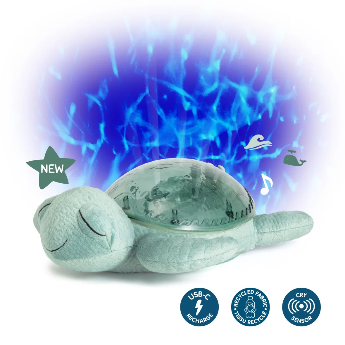 Tranquil Turtle™ Rechargeable – Vert Cloud b