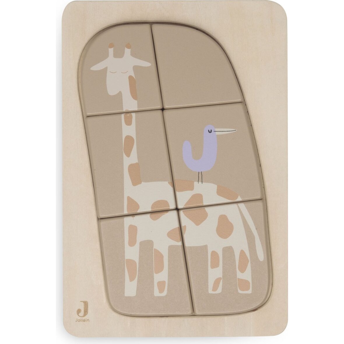 Puzzle en bois Girafe Jungle Jambo Jollein