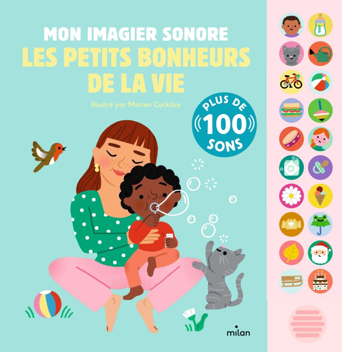 Mon imagier sonore – Les petits bonheurs de la vie- Editions Milan