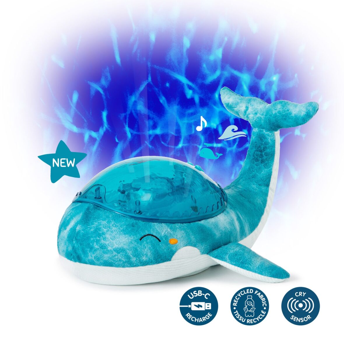 Tranquil Whale™ Rechargeable – Bleu – Cloud b